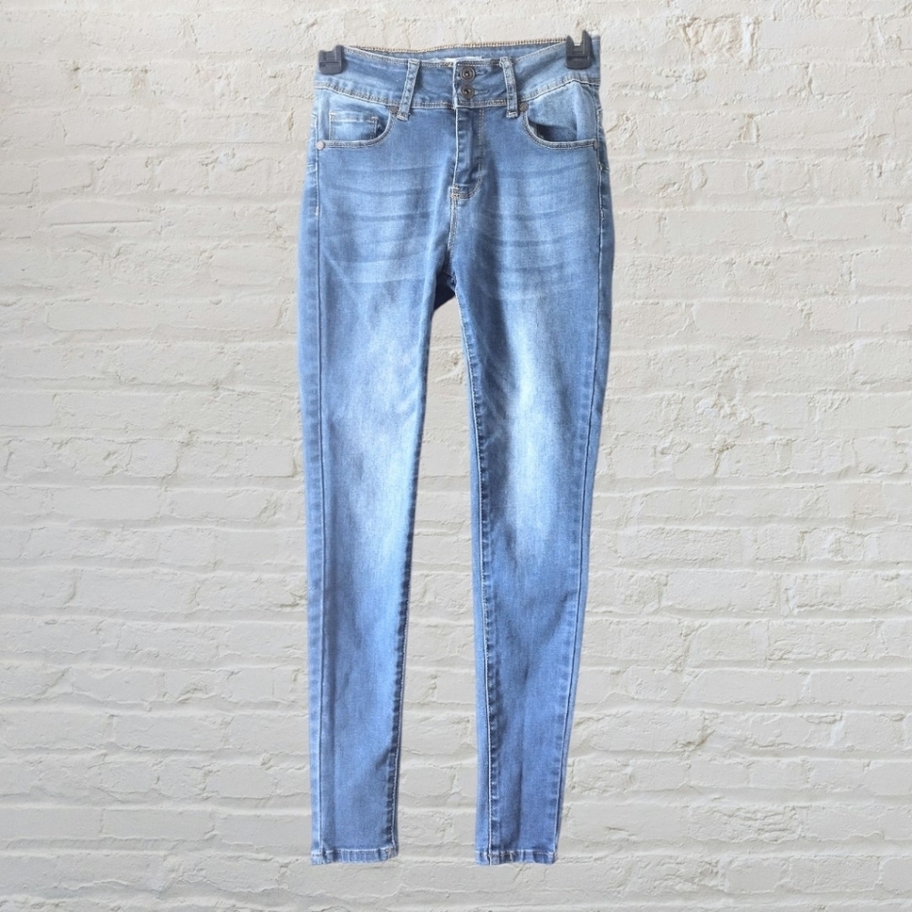 Bien Bleu Juniors Blue Denim Skinny Jeans Size 3/26